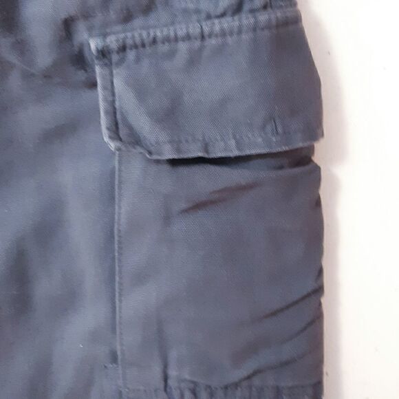 R&R Gray Cotton Canvas Cargo Shorts - Picture 10 of 12